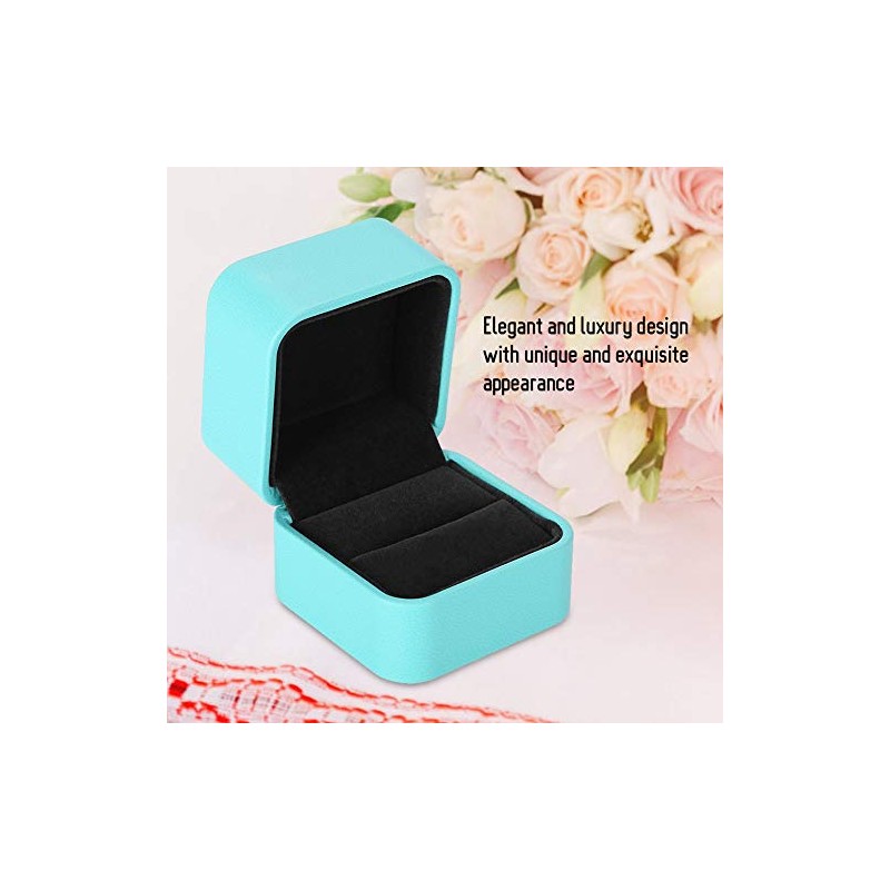Caja de anillo LED, Estuche Anillo Caja de joyería caja