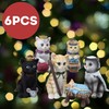 Needzo Cat Nativity Set, Unique Christmas Home Decoration, Festive Kitten