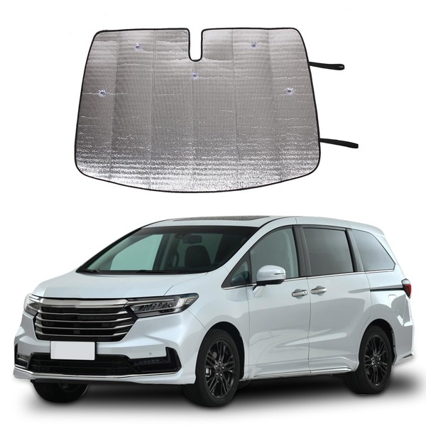 Windshield Sunshade Fit for Honda Odyssey 2015-2023, Folding Car Sun