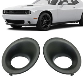 UPPARTS Fog Light Covers For 2015 2016 2017 2018 2019 2020 Dodge Challenger R/T SRT SXT - Fits Driver Side and Passenger Side - Replace Challenger Fog Light Covers Trims Bezels Inserts