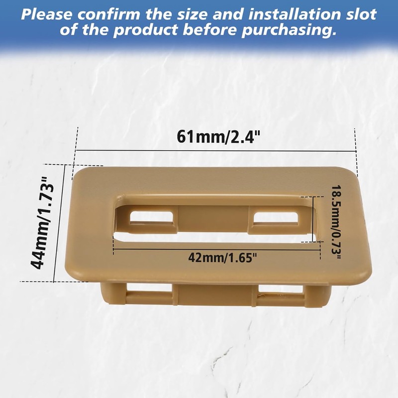 OICCTBF Rear Power Window Switch Trim Repair Fix,Driver Passenger Side
