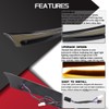 FACAILAHA Windshield Trim Light Fairing Accent LED Turn Signals Motorcycle