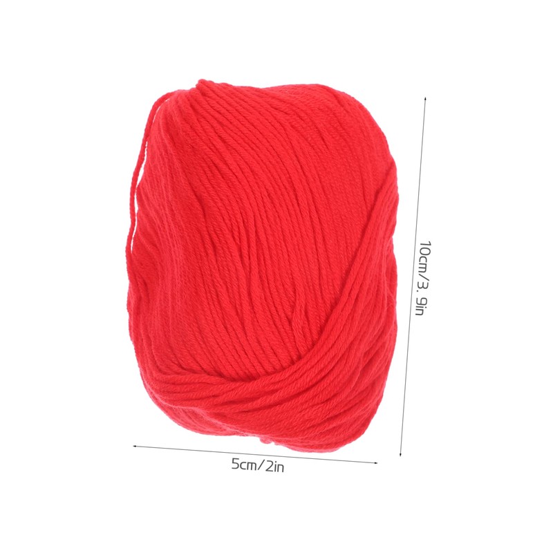 SHINEOFI DIY Knitting Yarn 3 Rolls Milk Cotton Yarn Soft
