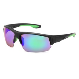 Karsaer Verde Golf Wrap Semi-Rimless Ball Finder Sunglasses for Men Women,Ideal for Golfing,Running,Cycling,Pickleball,with UV402 Protection Shades