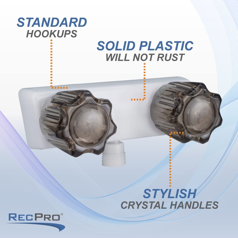 RecPro RV Shower Valve | 4 Inch Shower Diverter |
