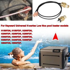 mooncar HAXHLI1930 Pressure Sensor and 135 °F High Limit Fd Switch Switch Wires Replace for FDXLHLI1930 Fit for Hayward H-Series Pool Heater H150FD-H500FD