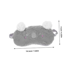 MERRYHAPY Sleeping Eye Mask Sleep Mask Portable Soft Plush Light Blocking Comfortable for Home Travel