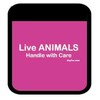 DryFur Pet Carrier Comfort Grips - Live Animals (Pink)