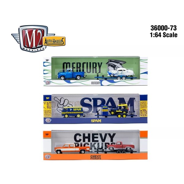 M2 Machines 1:64 Auto-Haulers Release 73 Assortment