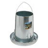 FARM-TUFF Durable Outdoor Hanging Galvanized Metal Poultry Feeder with Customizable