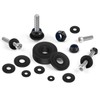 Jeboler Washers M10 Black, Pack of 10 Stainless Steel Washers