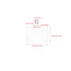 UtySty 25 Pack Phone Tether Tab Transparent Phone Lanyard Tabs