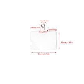 UtySty 25 Pack Phone Tether Tab Transparent Phone Lanyard Tabs Replacement Phone Lanyard Patch Without Adhesive Pads Patches for Hand Wrist Strap Lanyards Charm Chain Neck Strap Crossbody Lanyards