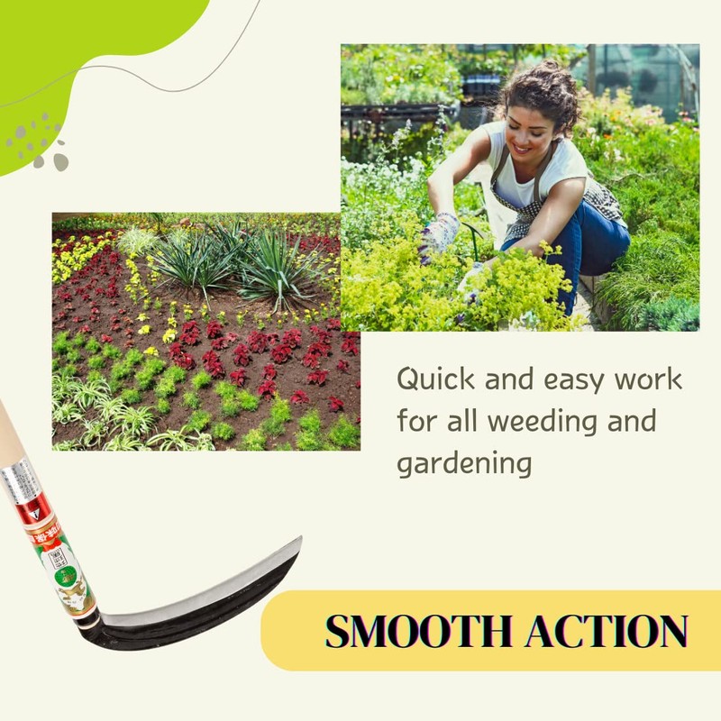 nascom Japanese Weeding Sickle (Thin Blade) High Grade Steel Blade