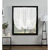 NetCurtainsUK Plain Voile Tie Blind Curtain Panels 140cm (55'') Wide