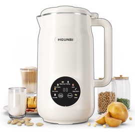8-in-1 Automatic Nut Milk Maker Machine, 50oz Soy Milk Maker with 12 Blades, Nut Milk Maker Blender for Homemade Plant-Based Milk, Oat, Soy, with Self-Cleaning, Keep Warm, 12-Hour Delay