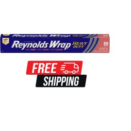 Reynolds Wrap Heavy Duty Aluminum Foil 50 Square Feet Packaging May Vary