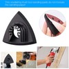 102 Pieces Triangular Sandpaper Set, 2 Pieces Triangle Oscillating Saw