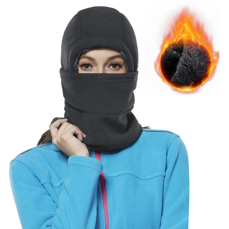 Ski Mask for Women Men, Sherpa Hood Ski Mask, Winter