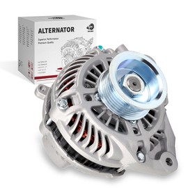 ZYLARO Alternator for/HONDA Civic DX EX GX LX 2006 2007 2008 2009 2010 2011 1.8L L4,Civic EX-L LX-S 2009-2011 1.8L L4,OE Replacement 31100-RNA-A01,80Amp 12V 7-Groove Pulley