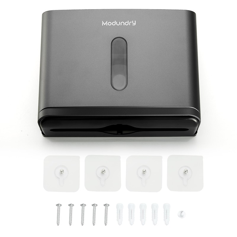 Modundry Wall Mounted Paper Towel Dispenser Tissue Box Dispenser Commercial
