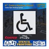 Retail Stencils - Costco - 41 in Handicap Stencil -