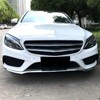 Front Bumper Air Vent Cover Canard Replacement for MercedesBenz CClass