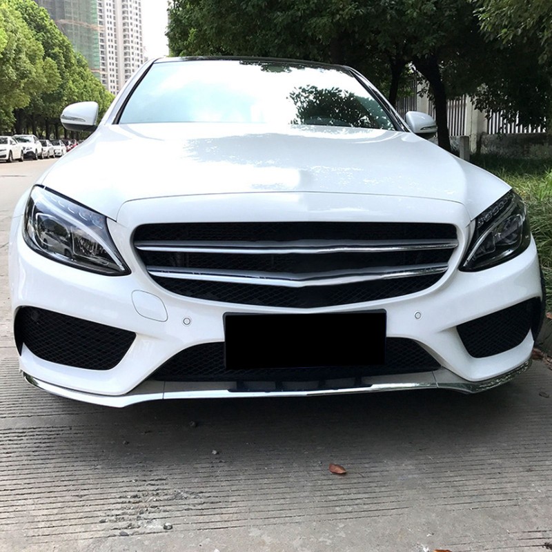 Front Bumper Air Vent Cover Canard Replacement for MercedesBenz CClass