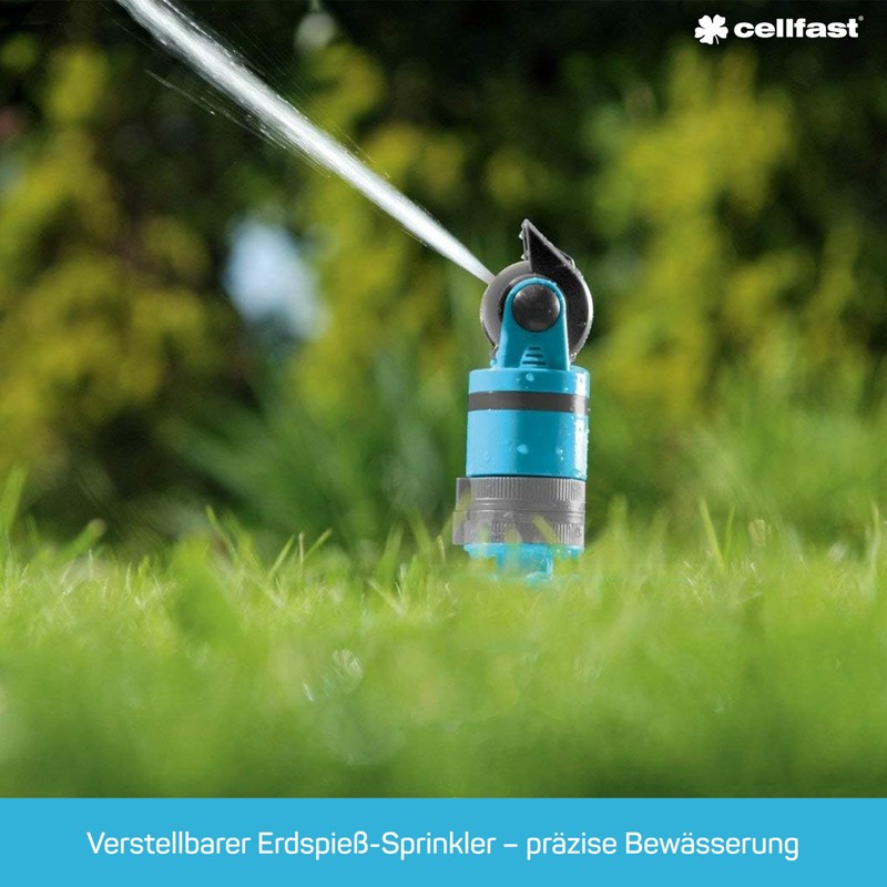 Multipurpose Garden Watering Lawn Rotating Sprinkler Hozelock Compatible Plastic