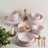 MissYIP 12 Pcs Wheat Straw Dinnerware Sets, Unbreakable Reusable Kitchen