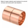 sourcing map Copper Pipe Coupling 25mm Straight Connecting Adapter with