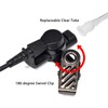 TWAYRDIO Walkie Talkie Surveillance Earpiece for Motorola APX 6000 8000