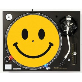 Plastic Waffles DJ Smiley Have A Nice Day #4 Slipmat Turntable 12" LP Record Player Audiophile
