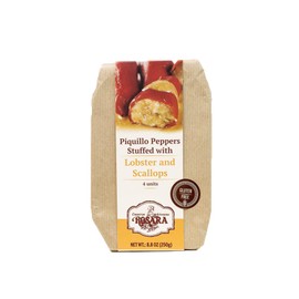 Rosara's Piquillo Peppers Stuffed with Lobster and Scallops from Navarra Spain - 8.8 oz