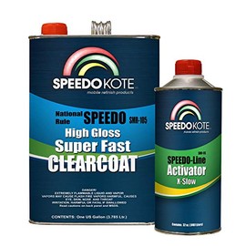Speedokote Mobile Refinish Clear Coat High Gloss Super Fast Clearcoat Gallon Kit SMR-105/95.