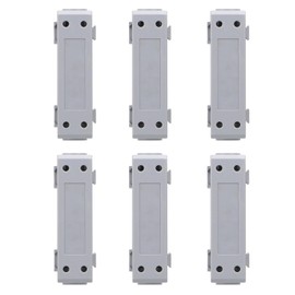 Leloco Cable Clamps Electric Pack of 6 High-Quality Materials Conductor Shock Wire Clamp Clamps Electric 32A 400V Double Screws ABS Housing Butt Wire Electric Clamp Block Suitable for 4 mm² Wire