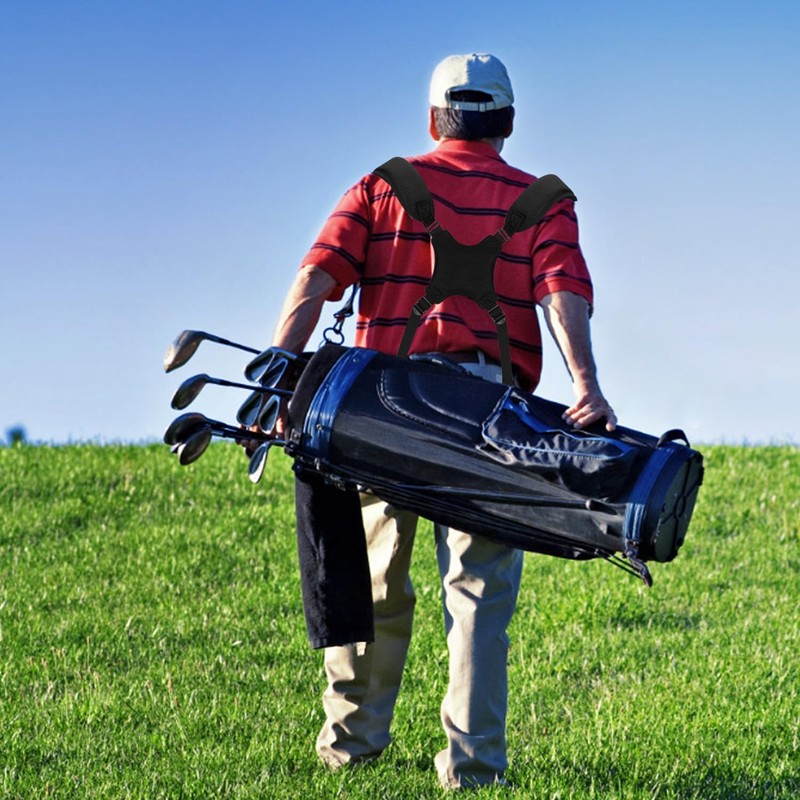 Ragyzity Golf Bag Strap, Universal Replacement Double Shoulder Single Shoulder