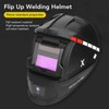 Flip Up Welding Helmet Auto Darkening Clamshell Lift Front Head