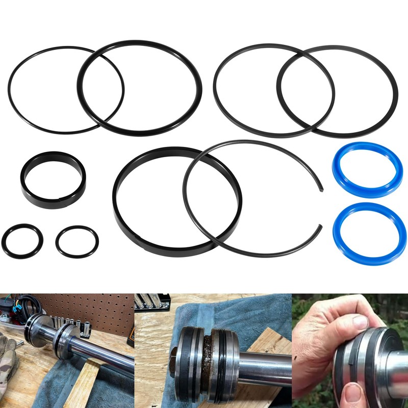 Hydraulic Log Splitter Cylinder Rebuild Seal Kit Fits for 4.0"Bore