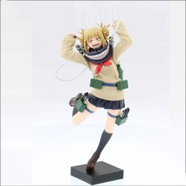 QAHEART 2PCS MHA Figure Toga Himiko Figure Statue Model, Anime Action Figure Sculpture Handmade Collectible Desktop Figure Decoration for Fans