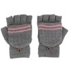 1Pair USB Heated Winter Gloves Mitten Knitting Hand Warmer Gloves