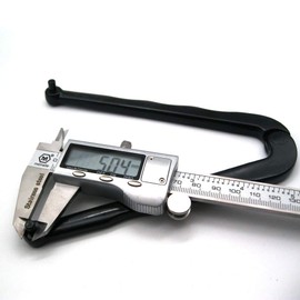 YOUTO Adjustable Face Spanner Wrench Pin Pliers For Round Nuts with Drilled Holes (5mm)