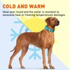 Dogline Biothane Waterproof Dog Collar Strong Coated Nylon Webbing with