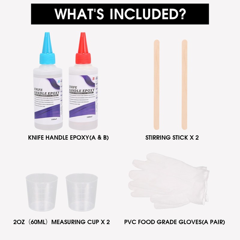 Provspro Knife Handle Epoxy, Ideal for Knife Handle Applications, 6.7