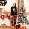 IFFEI Christmas Pajamas for Family Matching PJ's Sets with Letter