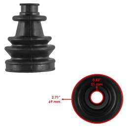 Caltric 2 Front Right Left Axle CV Boot Kit for Polaris Ranger 700 6X6 EFI 2008 2009