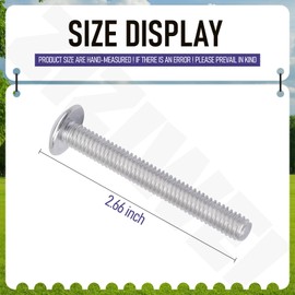 4 Pack THU833-A Toilet Seat Bolts Hardware Kit Compatible with ToTo and Others Toilets and Bidets, Replace TSU01D