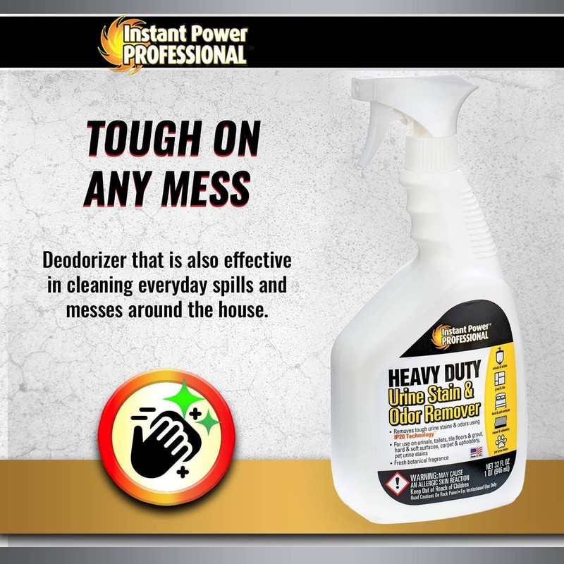 Instant Power Heavy Duty Urine Stain and Odor Remover, Stain