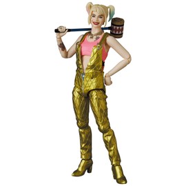 MAFEX No.153 HARLEY QUINN Harley Quinn OVERALLS Ver, Total Height Approx. 5.9 inches (150 mm), Painted Action Figure