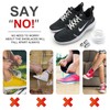 LUCKNIGHT Elastic Shoelaces, 6 Pairs No Tie Elastic Laces for